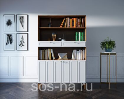 Стеллаж широкий двухстворчатый "Andersen" арт AN17